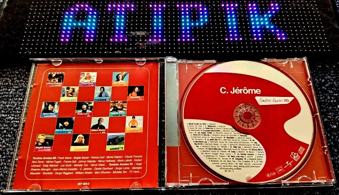 💕C Jérôme - Tendres Années 70  - CD Nostalgie Rare Universal 2003 🥇 – photo 3